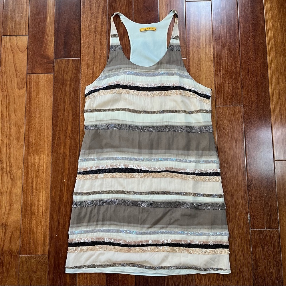 Alice + Olivia Sequin Dress